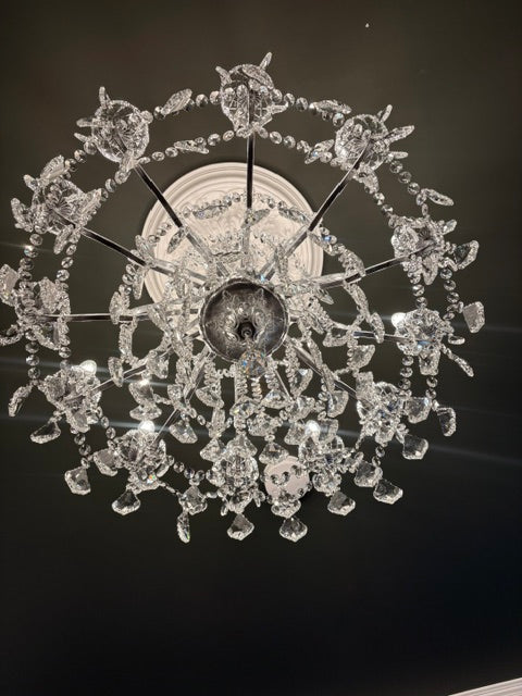 The Palais Chandelier In Silver Leaf