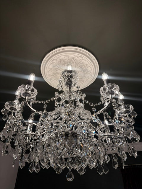 The Palais Chandelier In Silver Leaf