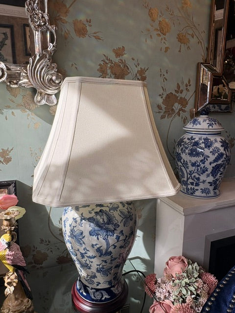 Blue Empress- Chinoiserie Table Lamp